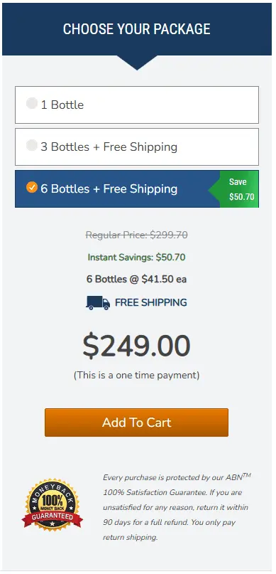  Advanced Prostate Formula 6bottle price